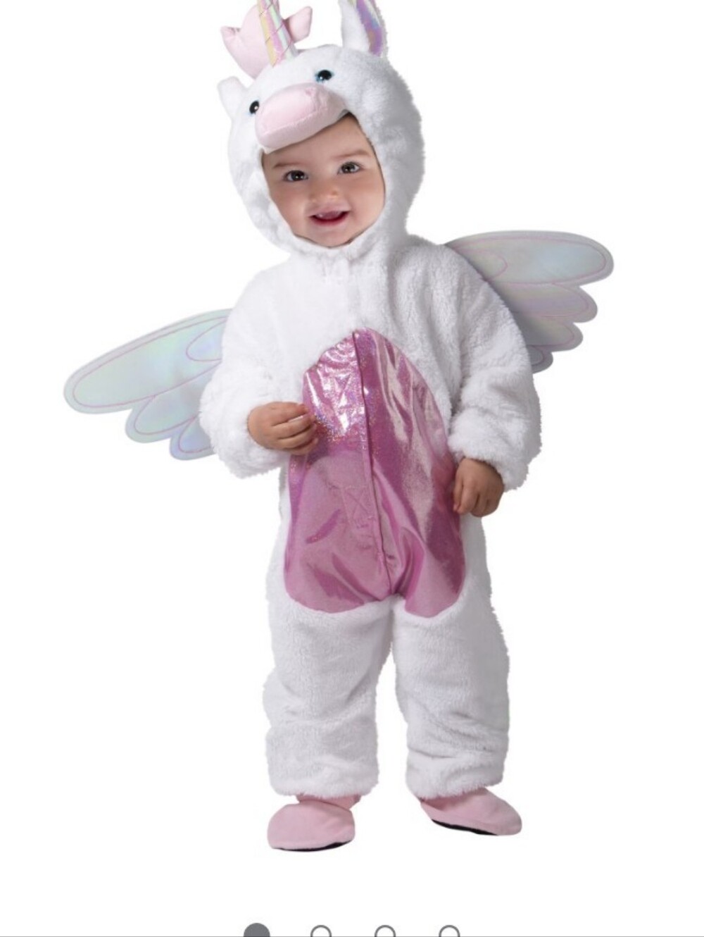 NWT Palomino Plush White and Pink Unicorn  Costume